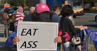 protest - Sati Eat Ass