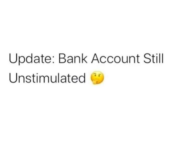 document - Update Bank Account Still Unstimulated