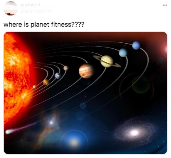 solar system - where is planet fitness????
