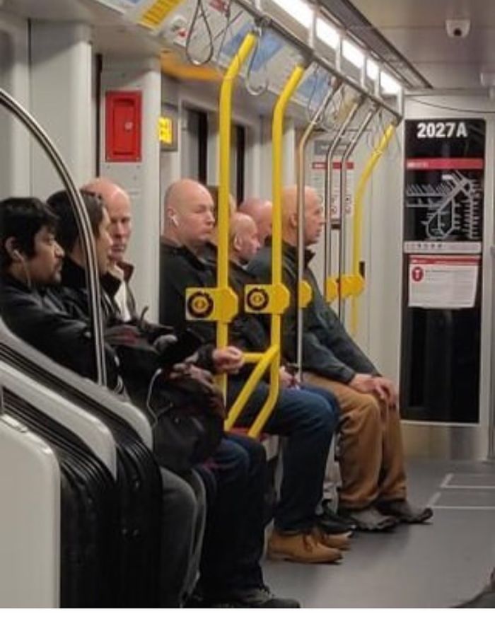 strange subway passenger - 2027A