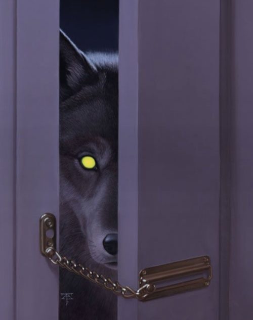 werewolf at door