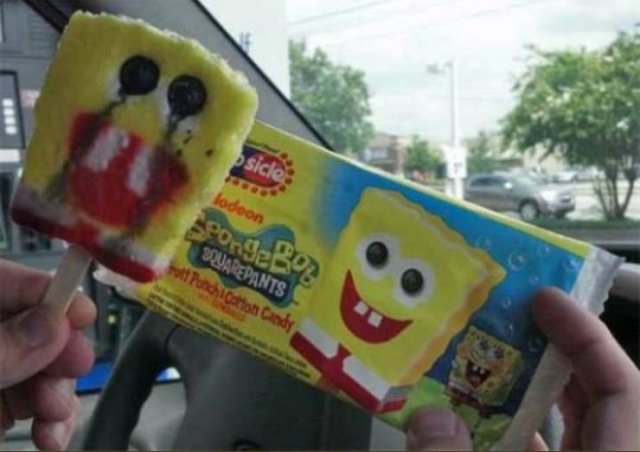spongebob ice cream meme - psicle lodeon PorgeBo Squarepants rol Punchcotton Candy