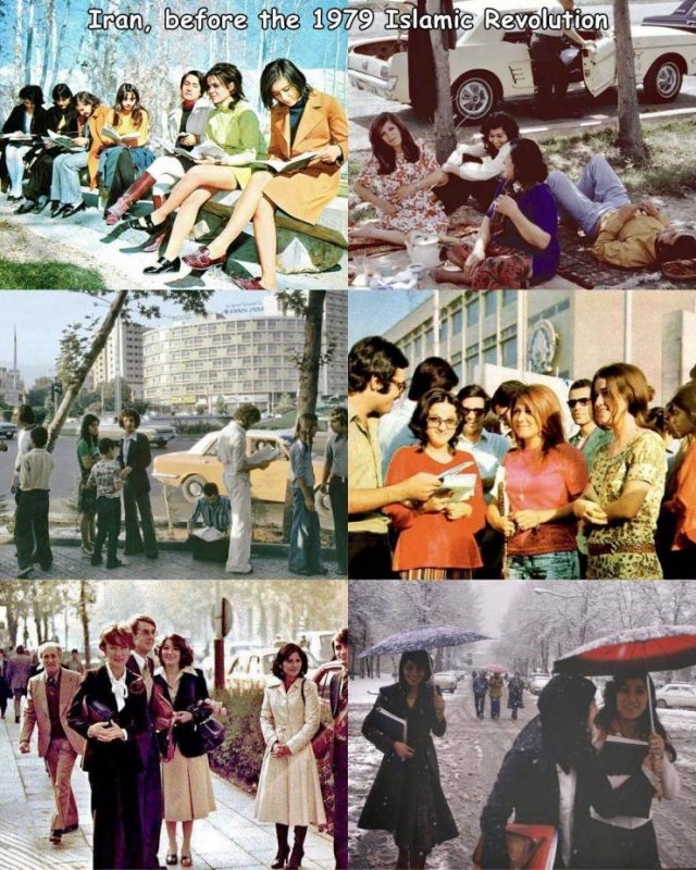 collage - Iran, before the 1979 Islamic Revolution Ed