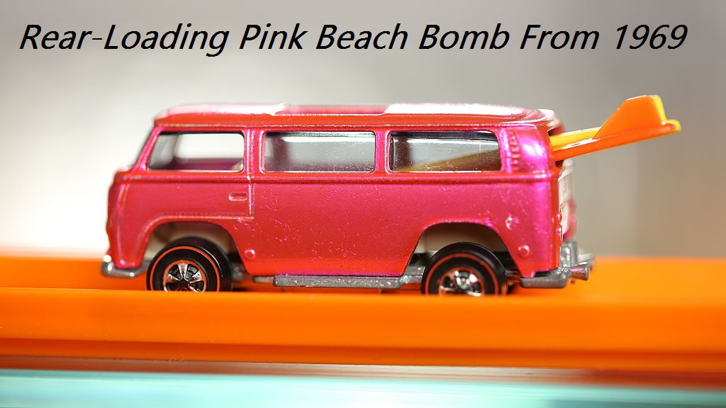 beach bomb hot wheels - RearLoading Pink Beach Bomb From 1969