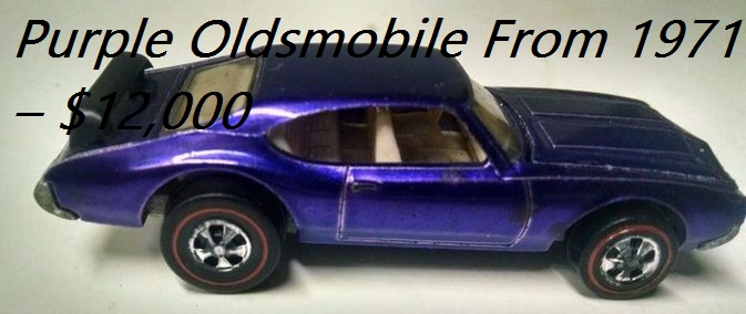 model car - Purple Oldsmobile From 1971 $12,000