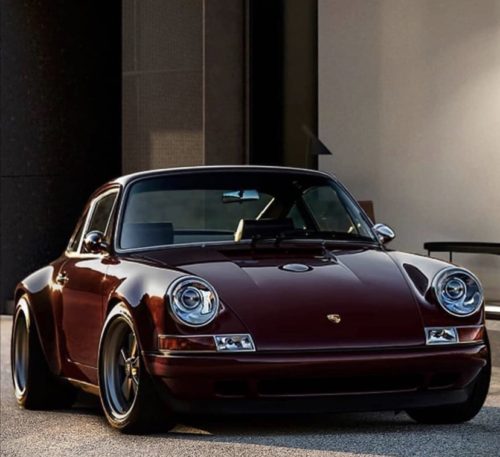 maroon singer porsche