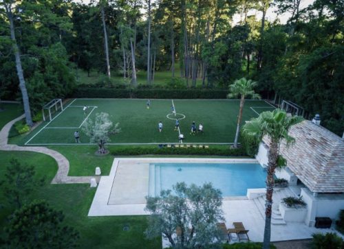 backyard home soccer field
