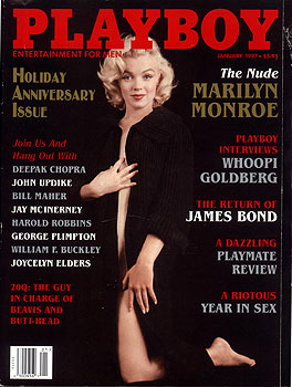 1953 - The first issue of Playboy hits news stands, offering the world a wide variety of boobs.