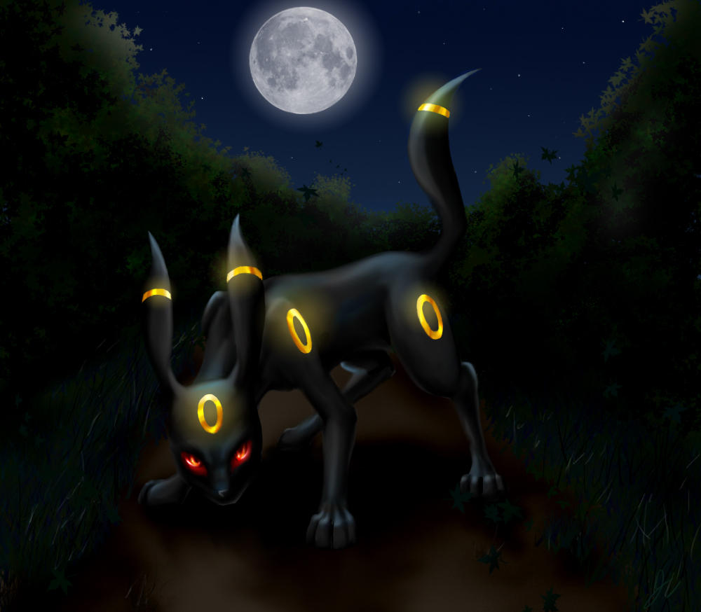Like an UMBREON, I also evolve at night!