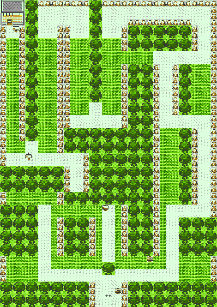 How would you like to see my VIRIDIAN FOREST, well it's not really viridian...