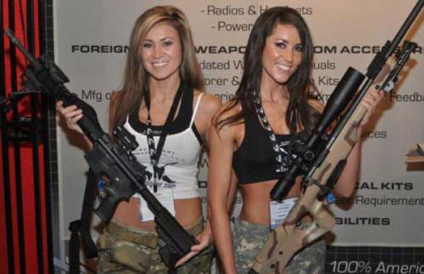 Girls Handling Guns