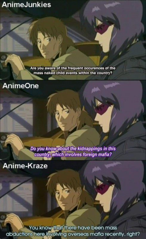 Anime Subtitle FAIL