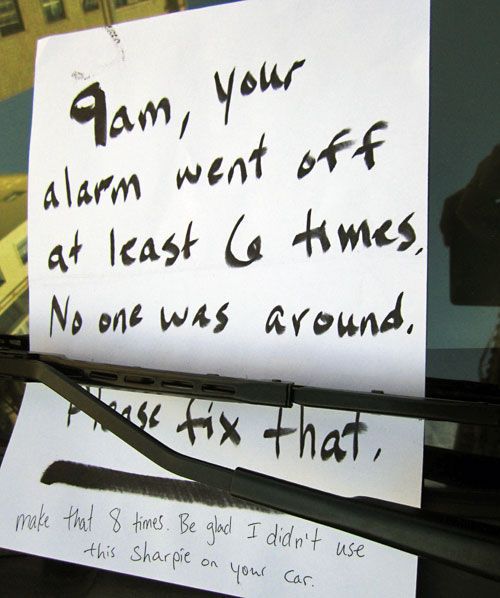 The Art Of Leaving Notes