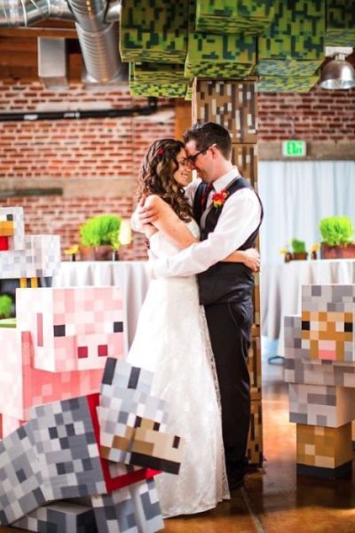 A Minecraft Wedding