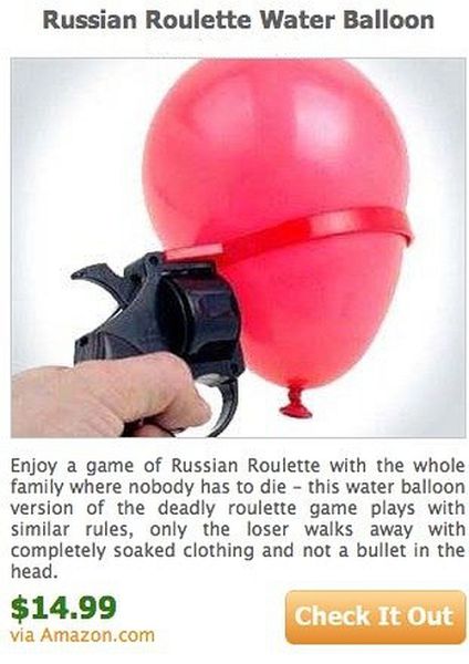 Russian Roulette Water Balloon Game