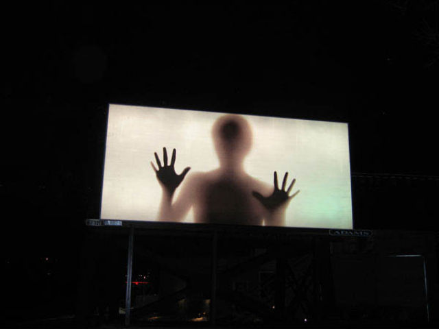 alien billboard