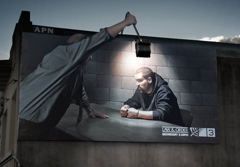 creative advertisements - Law & Order Wednesday Pm