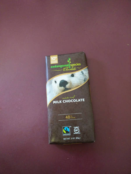 endangered Spec Milk Chocolate 48