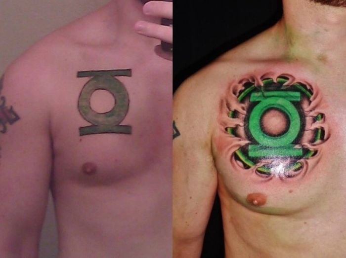 tattoo green lantern tattoos - lo 0