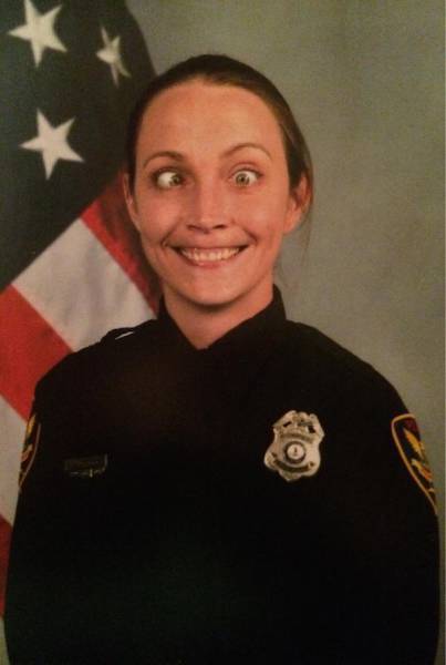 funny female cop