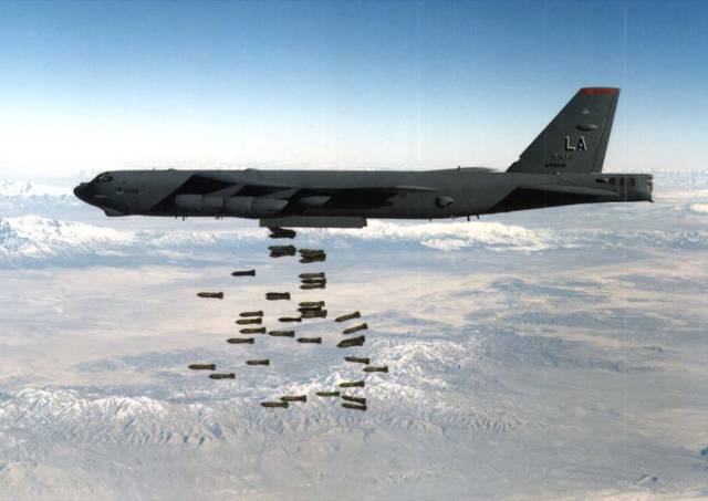 The B-52 is a long-range heavy bomber that is able to participate in and complete a wide range of mission sets. During conflicts, the B-52 can provide close air support, strategic attacks, surveillance, and counter-air and maritime operations.