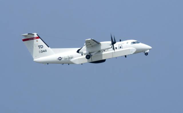 The E-9A provides surveillance over the Gulf of Mexico to ensure that the area is clear for the US military to conduct weapons testing in the region.