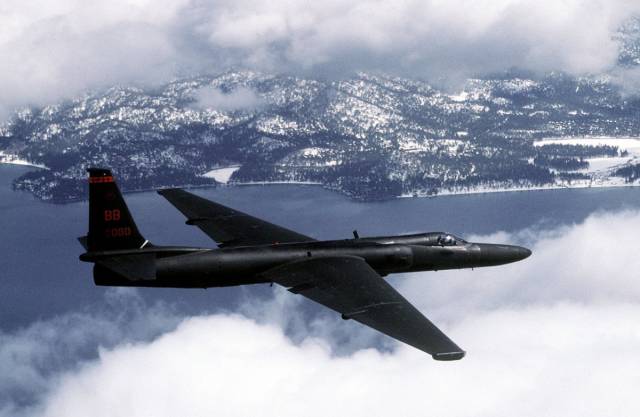 The U-2 is a high-altitude surveillance and reconnaissance aircraft that can operate in all conditions. The plane can capture both signals intelligence and can take high detailed photographic imagery.