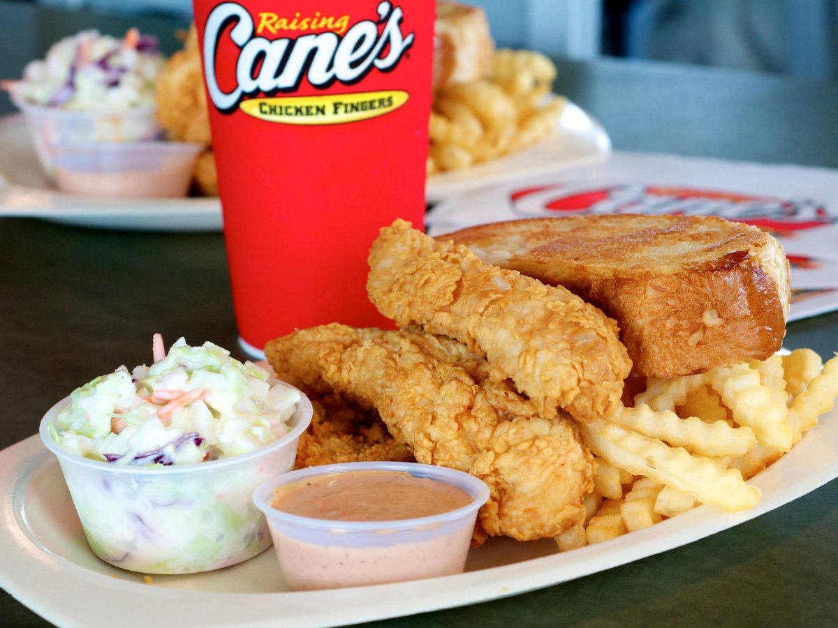 #2 RAISING CANE'S CHICKEN FINGERS - US sales: $567 million;

Number of US restaurants: 249;

Financial performance rank: 6;

Customer satisfaction rank: 6;

Value rank: 34