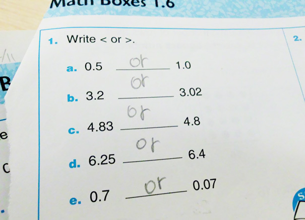 Kids Being Smartasses On Homework Assignments