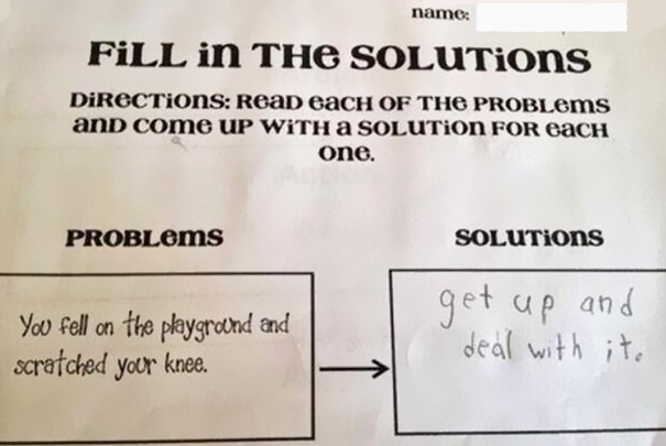 Kids Being Smartasses On Homework Assignments