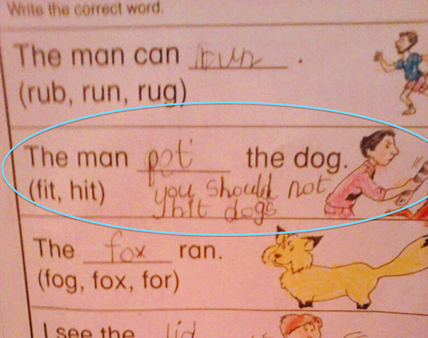 Kids Being Smartasses On Homework Assignments