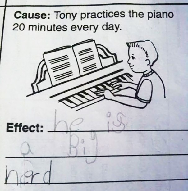 Kids Being Smartasses On Homework Assignments