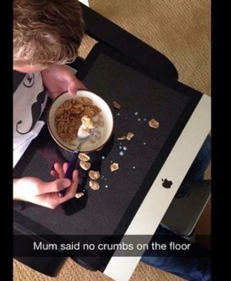 worst rich kids - Mum said no crumbs on the floor