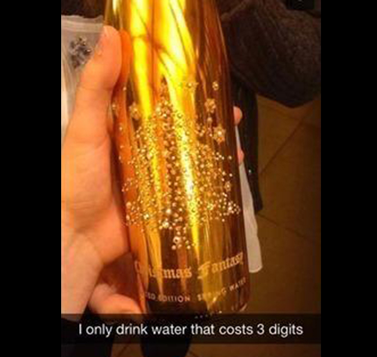 rich kid water - mas an Pogolion 1 I only drink water that costs 3 digits