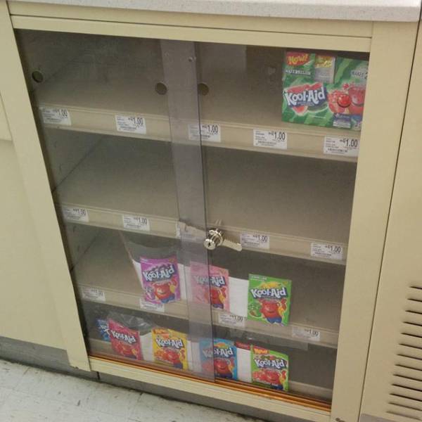 kool aid in locked case