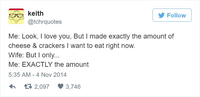 30 Hilarious Tweets From People Obsessed With Food