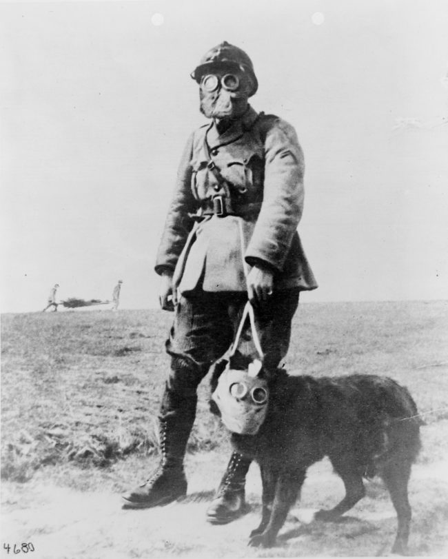 Mustard Gas: This gas, which causes victims' lungs to fill with fluid and drown them from the inside, was commonly used during World War I. It has since been banned, but some still find ways to use it.