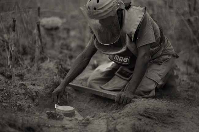 Plastic Landmines: They're just as dangerous as metal ones, but they're infinitely harder to find after wars end.