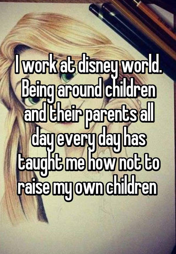 Disney Employee Confessions