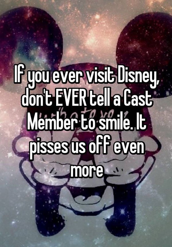 Disney Employee Confessions