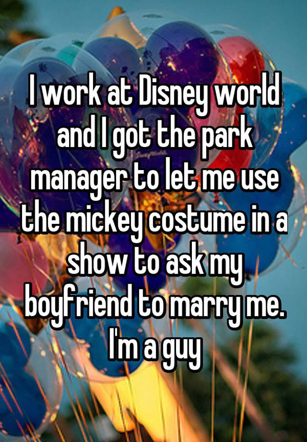 Disney Employee Confessions