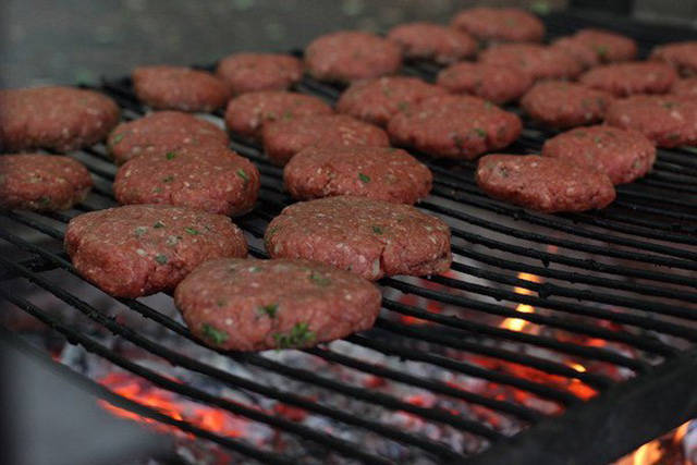 Prevent burger patties from sticking: The juices that come out of burger patties while they’re cooking tend to make the meat stick to the grill. To avoid this, try dabbing your patty with a paper towel to make sure they’re as dry as possible. Then season them and put a very thin coat of canola oil on each side.