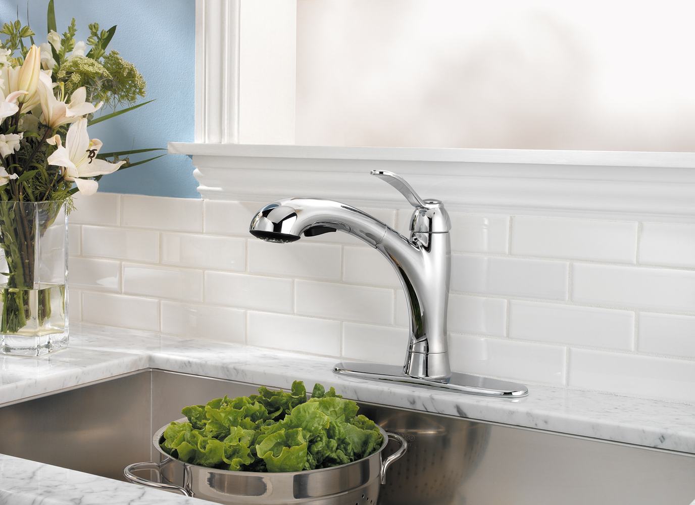 Use toothpaste to shine any chrome faucets in your home.