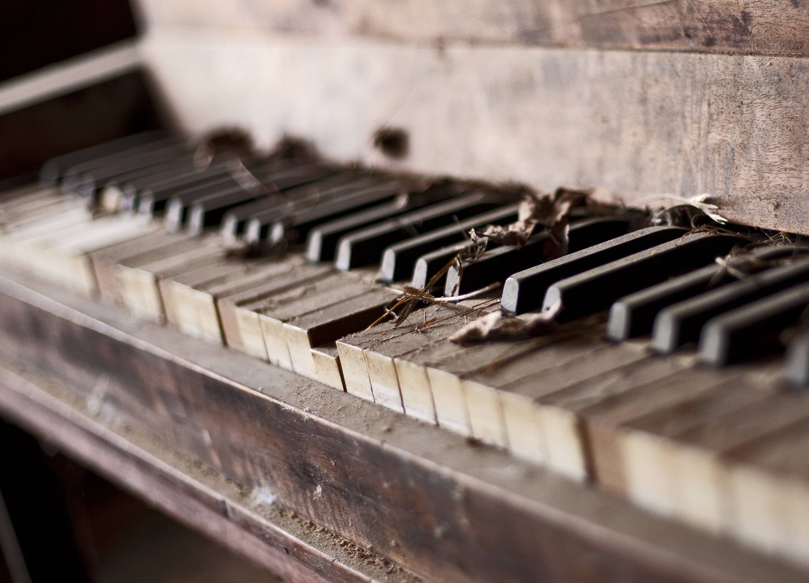 Clean your dirty piano keys safely with toothpaste. Wipe any excess off with a damp cloth and then buff gently.