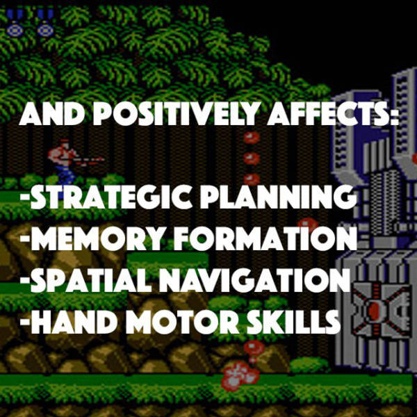 contra nes - And Positively Affects 5555577 Strategic Planning Memory Formation Spatial Navigation It Hand Motor Skills