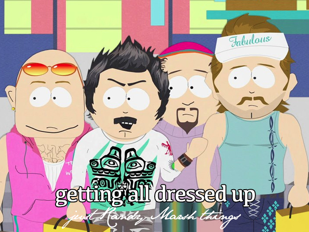 south park stuart and randy - Fabulous getting all dressed up Marsh things
