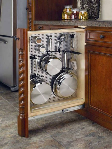space saving kitchen storage