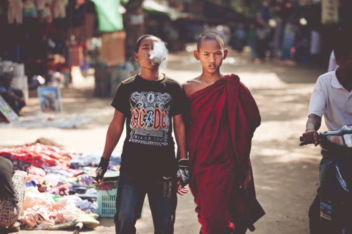 A monk And his brother.