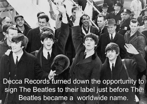 beatles ct - Decca Records turned down the opportunity to sign The Beatles to their label just before The Beatles became a worldwide name.