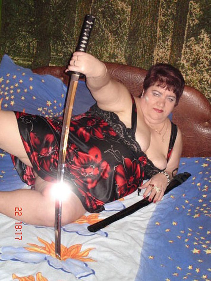 A woman who keeps a samurai sword in her bedroom is probably best avoided.